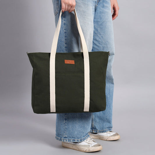OLIVE TOTE BAG