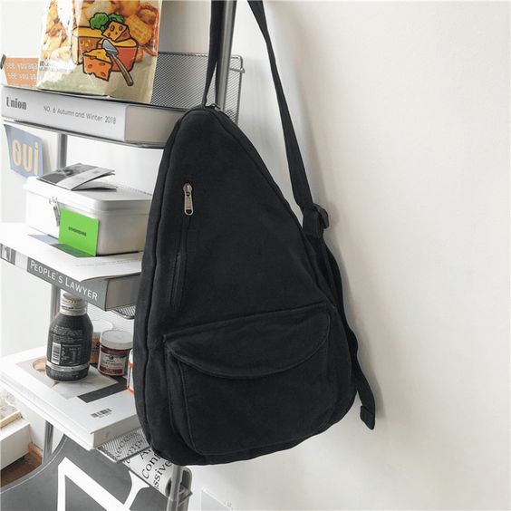 Vintage Black Backpack