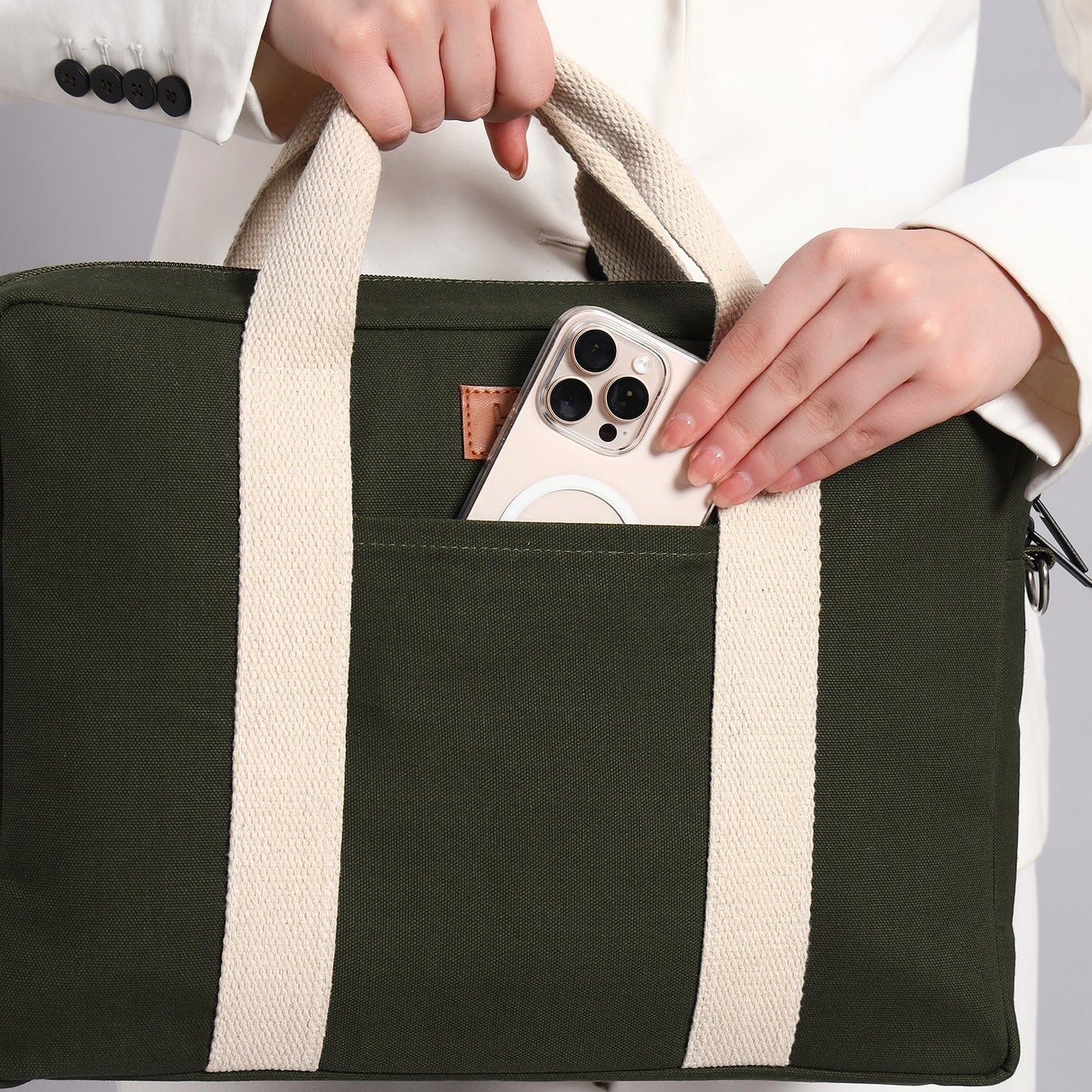 OLIVE BUSINESS BAG