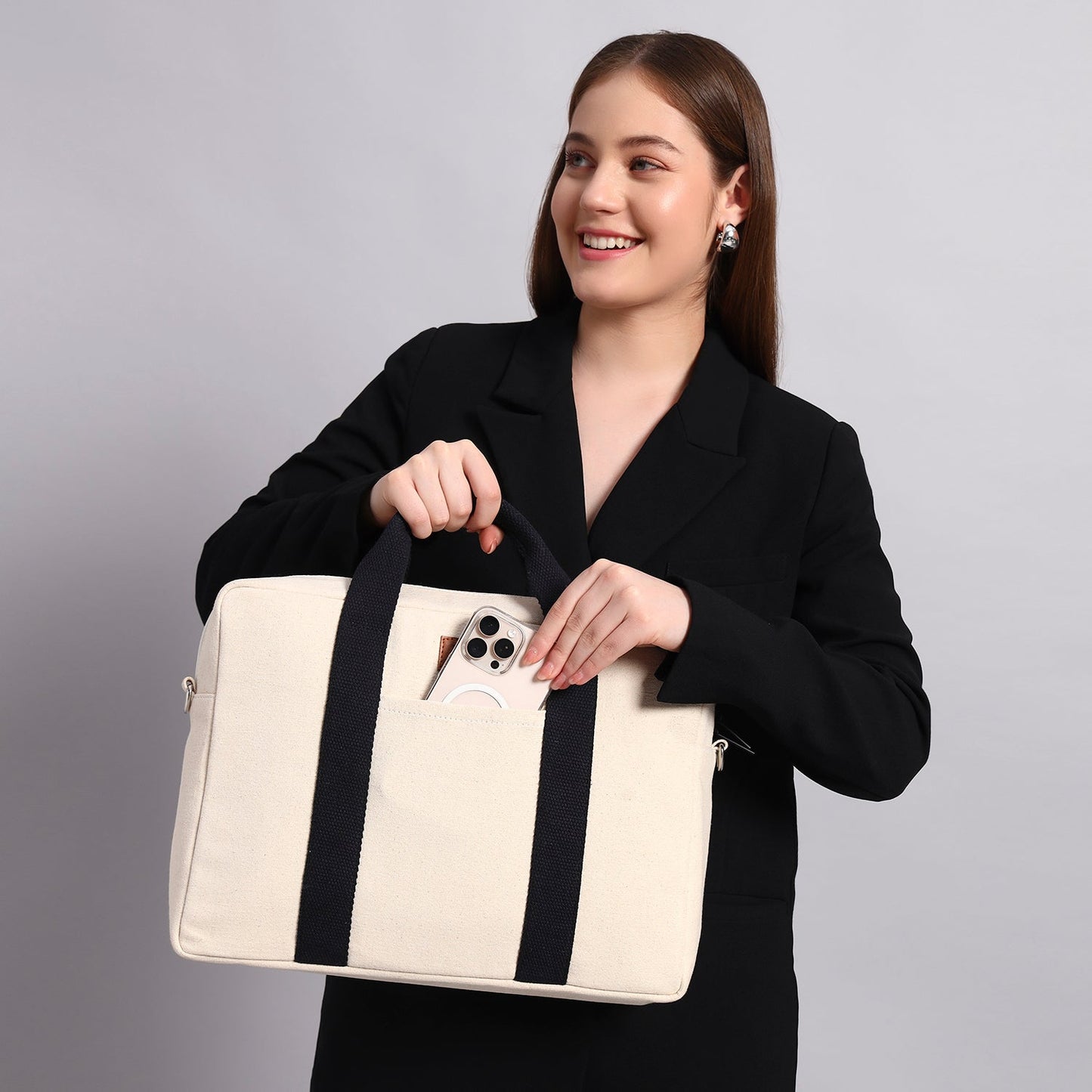 OFF WHITE BUSINESS BAG