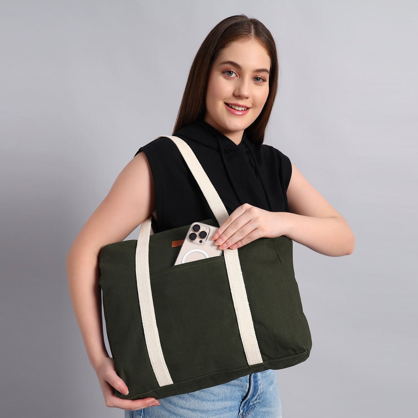 OLIVE TOTE BAG