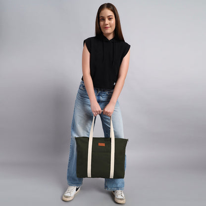 OLIVE TOTE BAG