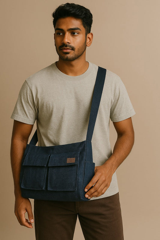 Denim Cargo Bag