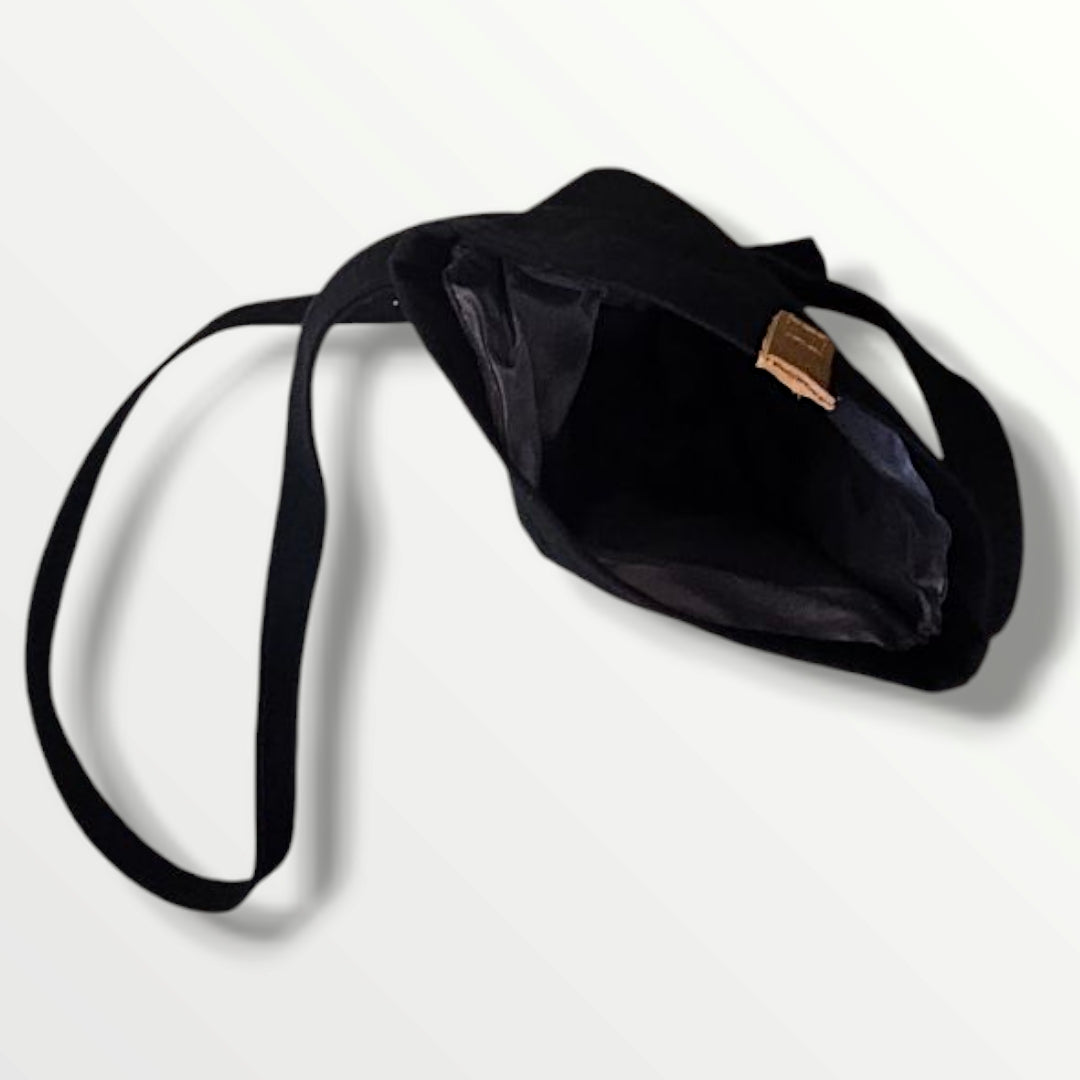 BLACK CROSSBODY BAG
